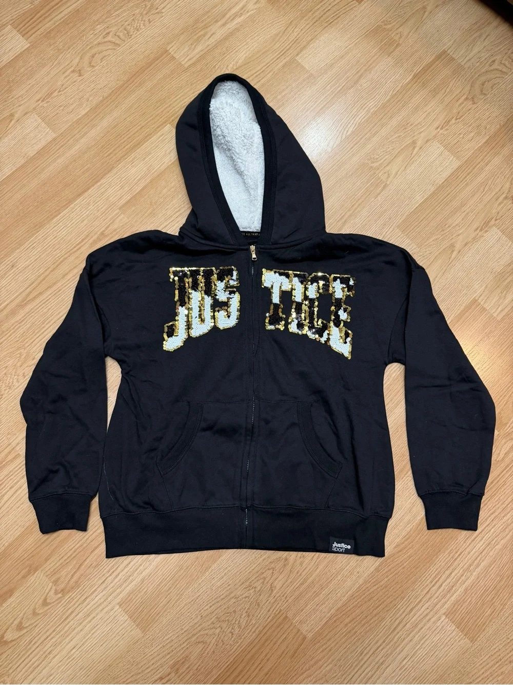 Justice girls black